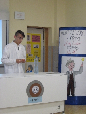 I Powiatowy Konkurs z Fizyki „Młody Einstein”