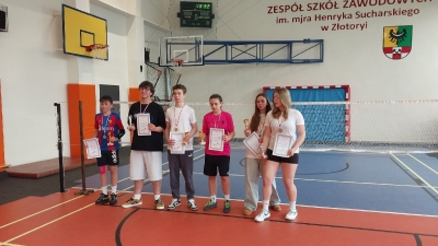 Powiatowy Turniej Badmintona o Puchar Dyrektora Zespołu Szkół Zawodowych