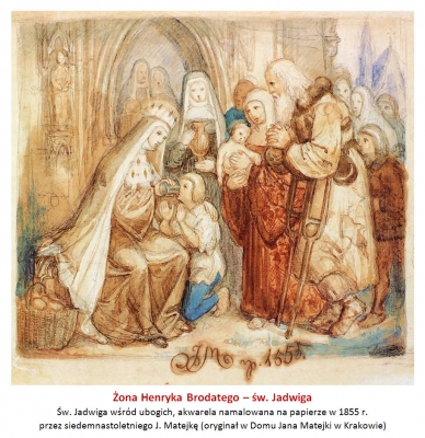 Henryk Brodaty i jego rodzina na rysunkach i obrazach Jana Matejki